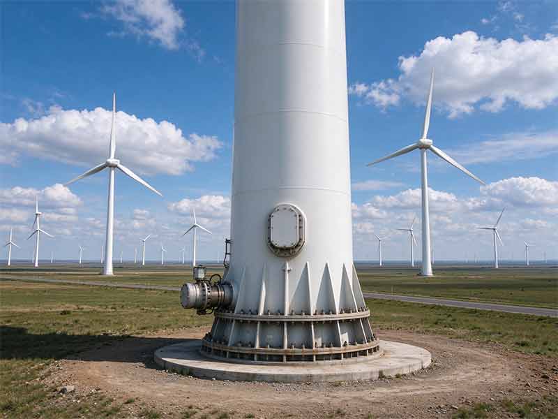 Wind Turbine Tower Transition Section Export Project